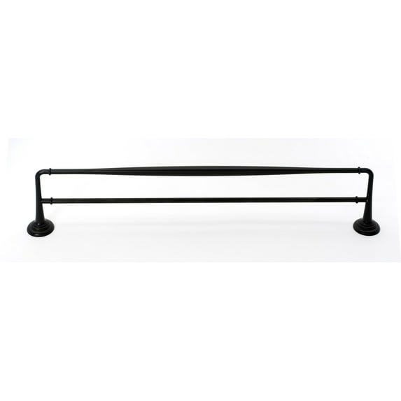 Alno A6725-24-BRZ Charlie 24 Inch Double Towel Bar Bronze