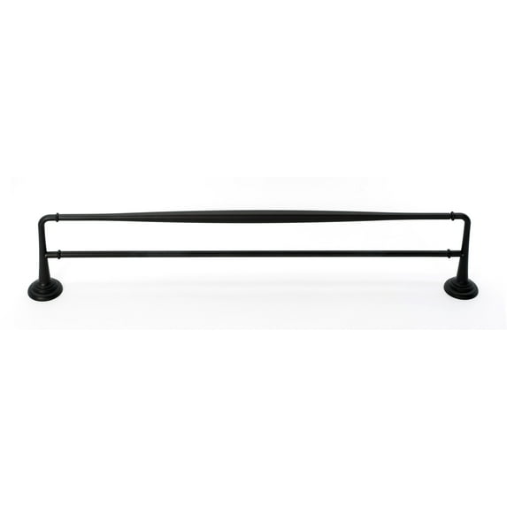 Alno A6725-24-CHBRZ Charlie 24 Inch Double Towel Bar Chocolate Bronze