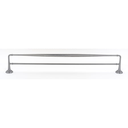 Alno A6725-30-SN Charlie's 30" Wide 2 Bar Double Solid Brass Bathroom Towel Bar - Nickel
