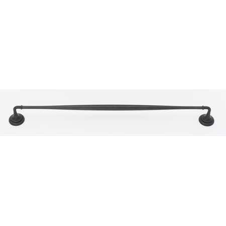 Alno A6726-24-BARC Charlie's 24" Wide 4 Rod Solid Brass Bathroom Towel Rack Shelf -