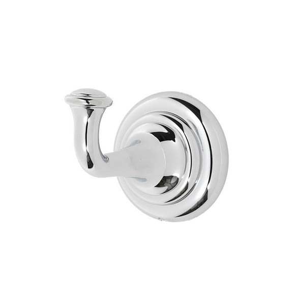 Alno A6780 Charlies 2" W Solid Brass Single Robe Towel Bath Hook - Chrome