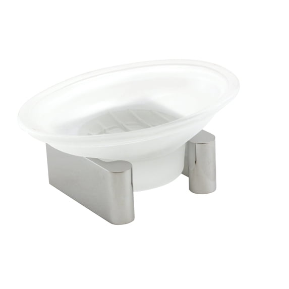 Luna Counter Top Soap Dish, Polished Chrome