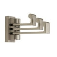 thumbnail image 1 of Alno A6885-SN Luna Swivel Bathroom Robe Hook Satin Nickel, 1 of 6