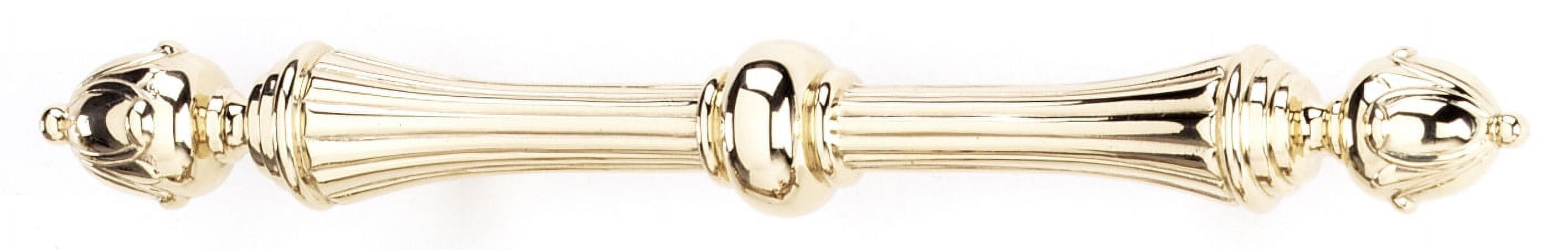 Traditional 4 1/2" Center Appliance Pull, Polished Brass
