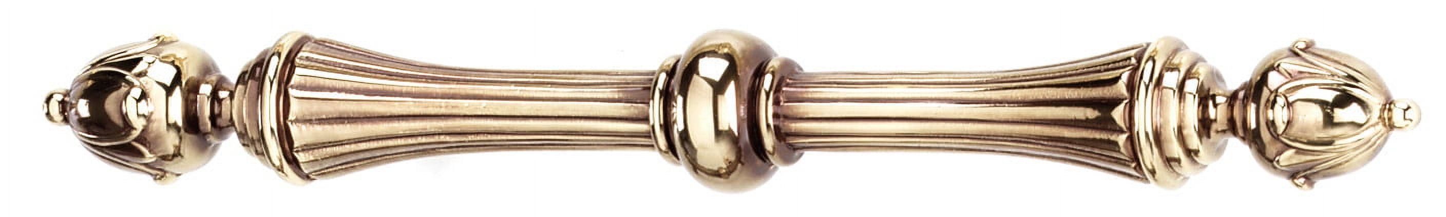 Traditional 4 1/2" Center Appliance Pull, Polished Antique