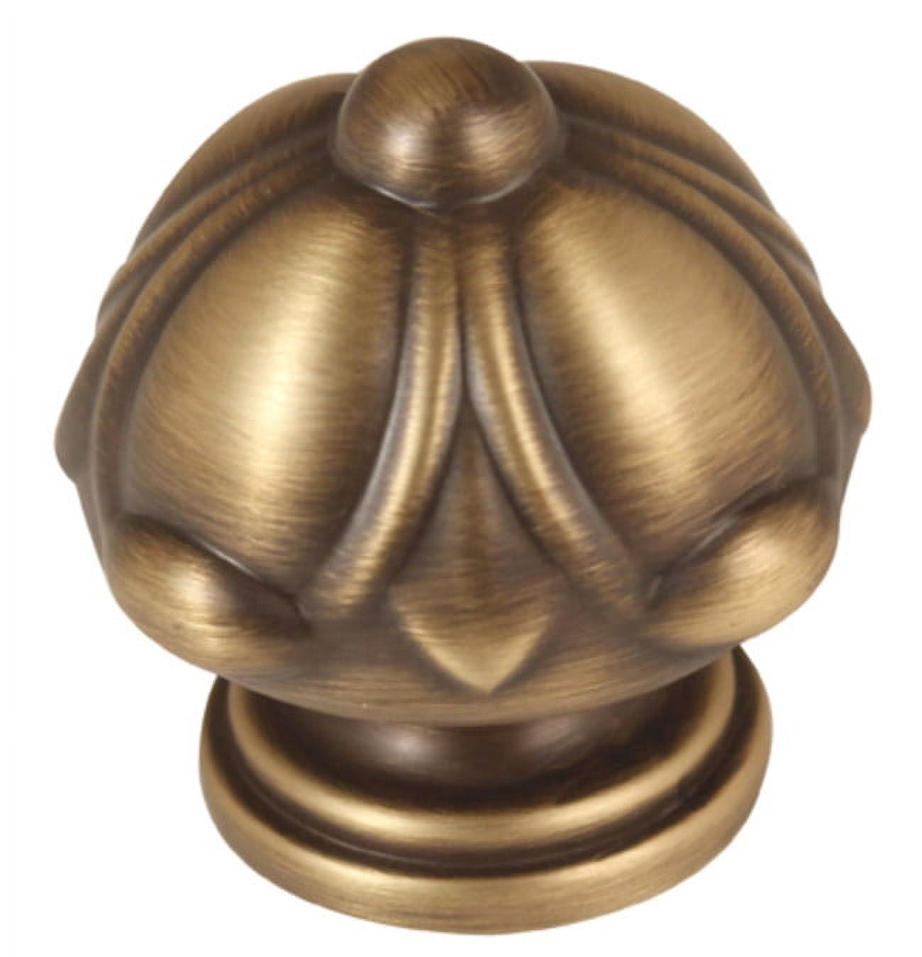 Alno A6929-14-AEM Ornate 1-1/4 Inch Cabinet Knob Antique English Matte