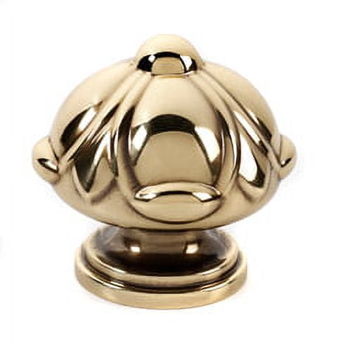 Alno A6929-38-PA Ornate 1-1/2 Inch Cabinet Knob Polished Antique