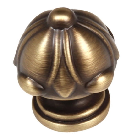 Alno A6929-38-AEM Ornate 1-1/2 Inch Cabinet Knob Antique English Matte