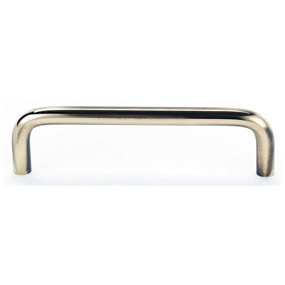 Contemporary 4" Center Appliance Pull, Polished Antique