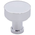 thumbnail image 1 of Alno A716-1-PC Moderne 1" Round Flat Disc Mushroom Solid Brass Cabinet Knob Drawer Knob -, 1 of 4