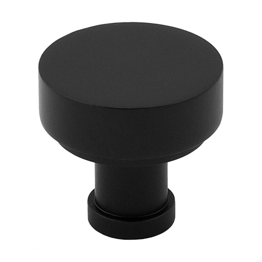 Alno A716-18-MB Moderne 1-1/8" Round Modern Disc Mushroom Solid Brass Cabinet Knob /