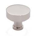 thumbnail image 1 of Alno A716-38-PN Moderne 1-3/8" Modern Round Disc Mushroom Solid Brass Cabinet Knob /, 1 of 4