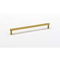 thumbnail image 1 of Alno A717-12-SB Moderne 12" Center To Center Modern Flat Bar Solid Brass Large Cabinet, 1 of 1