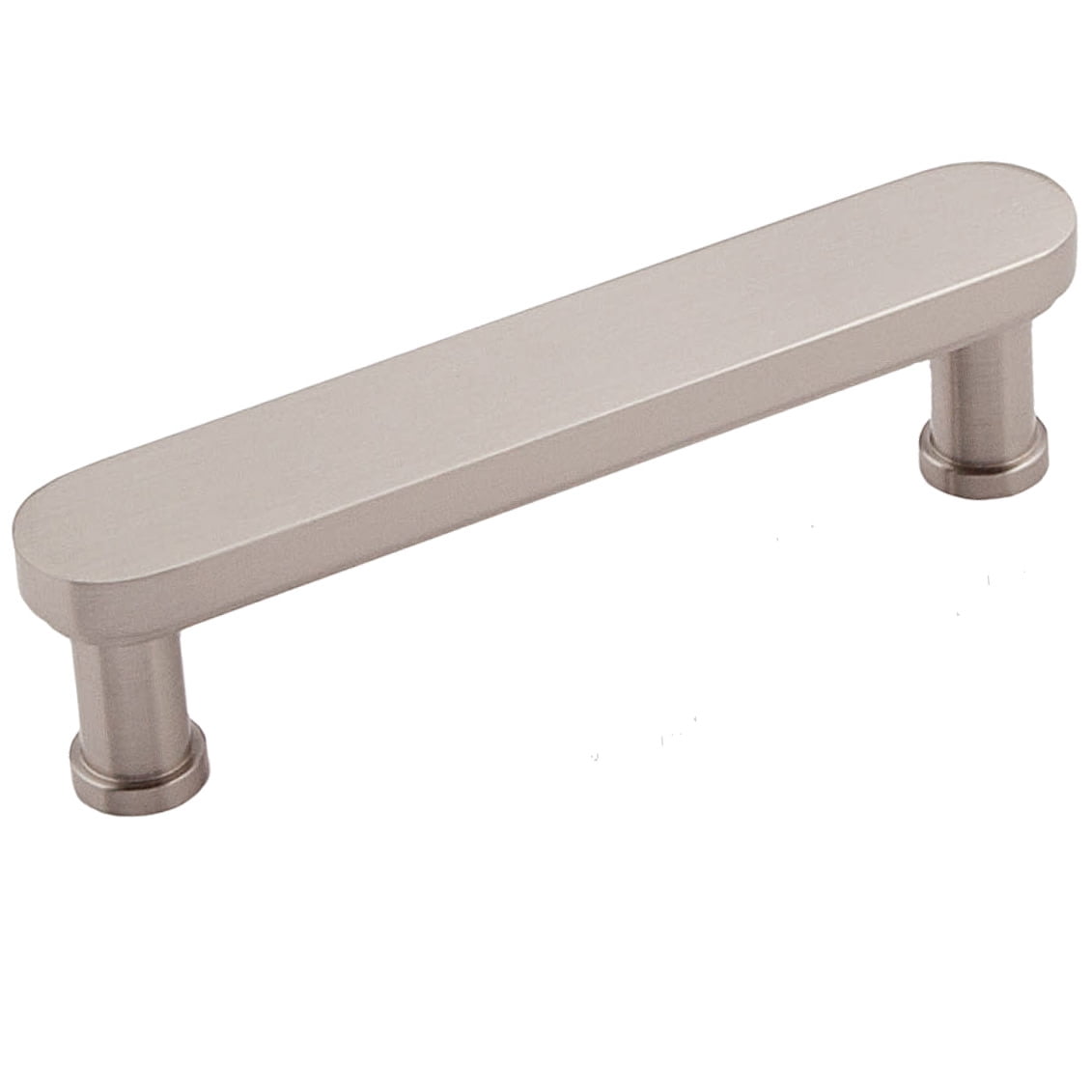 Satin Nickel Brushed Modern Bar Pull with Mounting Hardware