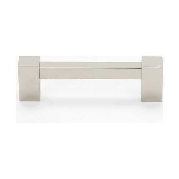 Alno A718-3-PN Contemporary II 3" Cabinet Pull Polished Nickel