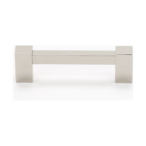 Contemporary II 3 1/2" Center Bar Pull, Polished Nickel