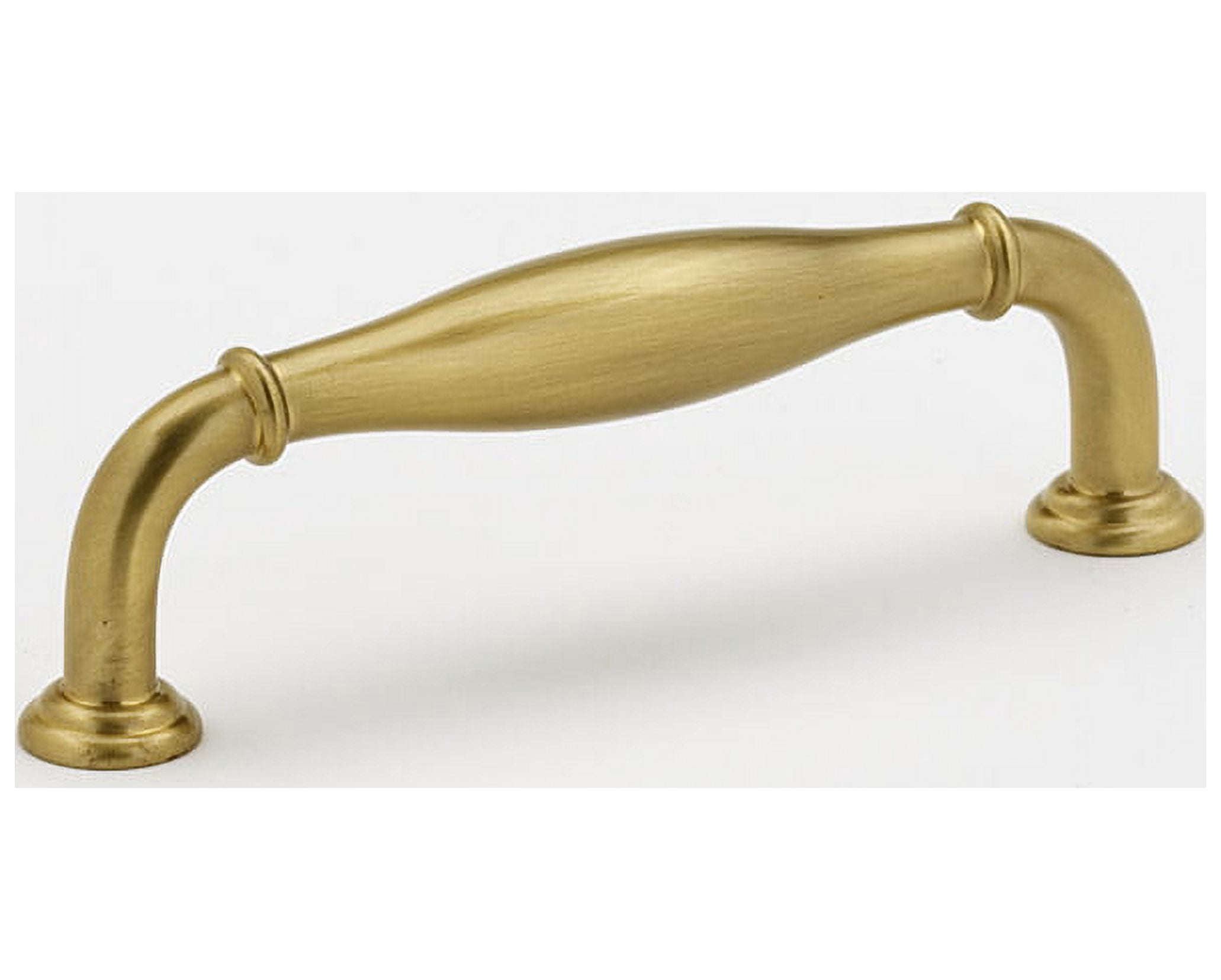Alno A726-35-SB Charlie's Collection 3-1/2" Center To Center Traditional Solid Brass