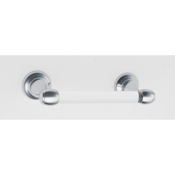 Alno A7362-PC Royale Modern Acrylic 6-1/4" Wide Double Post Toilet Paper Holder - Chrome