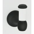 thumbnail image 1 of Alno A7381-MB Royale 1-3/4"W Contemporary Luxe Acrylic Single Robe / Towel Bathroom Hook -, 1 of 1