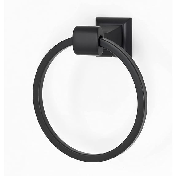 Alno A7440 Manhattan 8" Wall Mounted Towel Ring - Brass