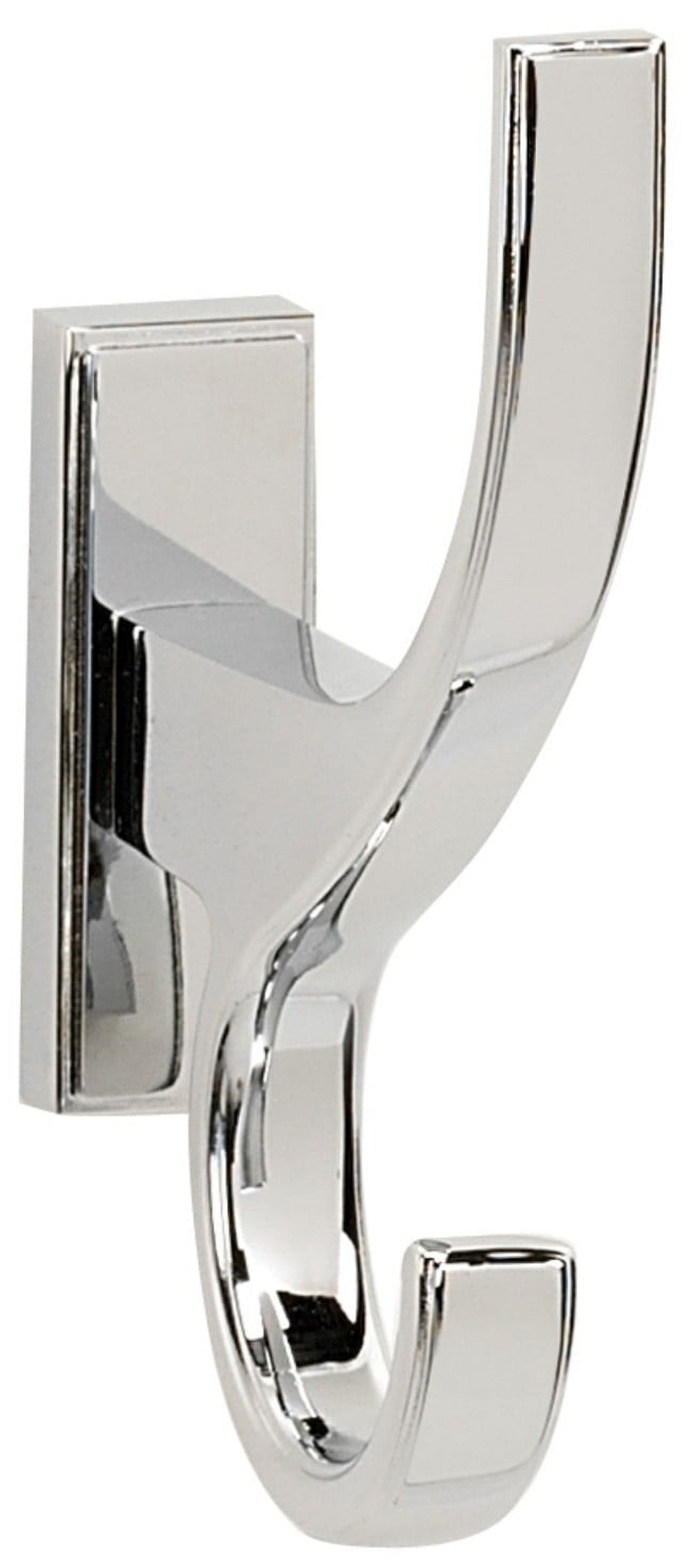 Polished Chrome Contemporary Wall Mounted Robe Hook