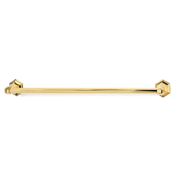 Alno A7720-24-PB Nicole 24" Towel Bar Polished Brass