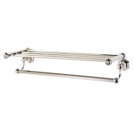 Nicole Wall Mounted Towel Rack, Polished Nickel