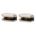 thumbnail image 1 of Alno A7750-SN Nicole 2-1/4" Wide Glass Shelf Mounting Brackets - Nickel, 1 of 5