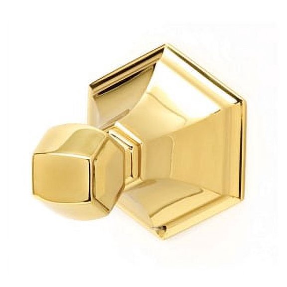 Alno A7780-PB Nicole Robe Hook Polished Brass