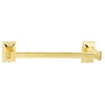 thumbnail image 1 of Geometric 12" Wall Mounted Towel Bar, Polished Brass, 1 of 7