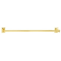Alno A7920-30 Geometric 30" Wide Towel Bar - Brass