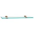 thumbnail image 1 of Geometric 24" x 1.75" Bathroom Shelf, Polished Antique, 1 of 7