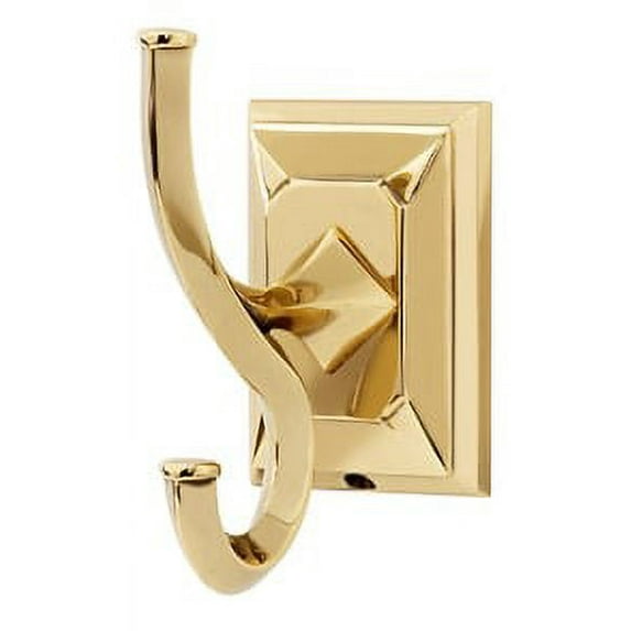 Alno A7999-PA Geometric Robe Hook Polished Antique
