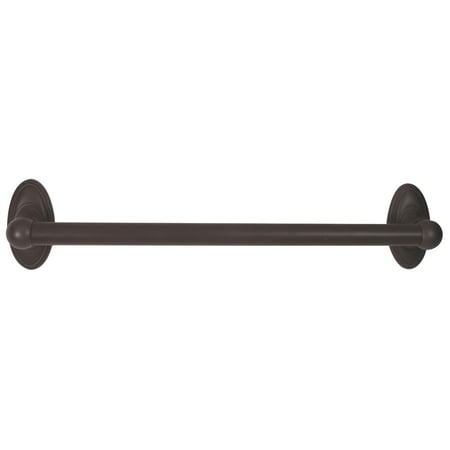 Classic Traditional 12" Wall Mounted Towel Bar, Bronze