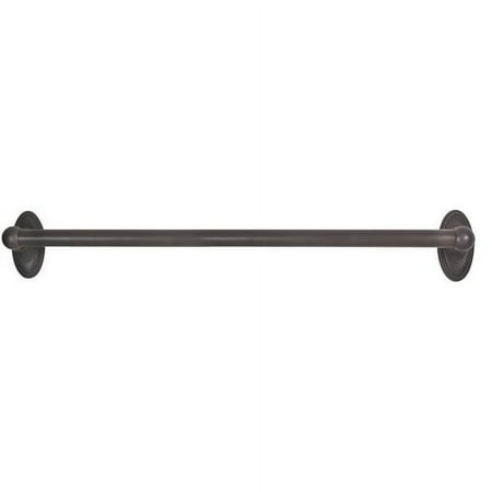 Alno A8022-24 Classic Traditional 24" Wide Single Rod Solid Brass Bathroom Towel Bar -