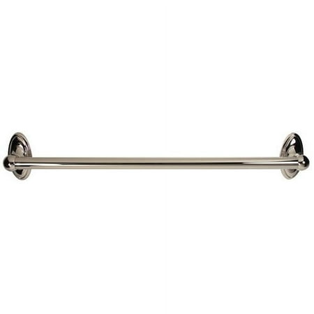 Alno A8022-24 Classic Traditional 24" Wide Single Rod Solid Brass Bathroom Towel Bar -