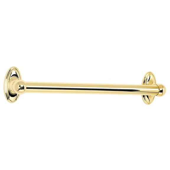 Alno A8023-18 Classic Traditional 18" Wide Towel Bar - Brass