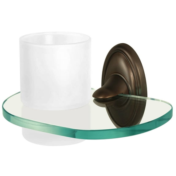 Classic Traditional Tumbler Holder with Tumbler, Chocolate Bronze