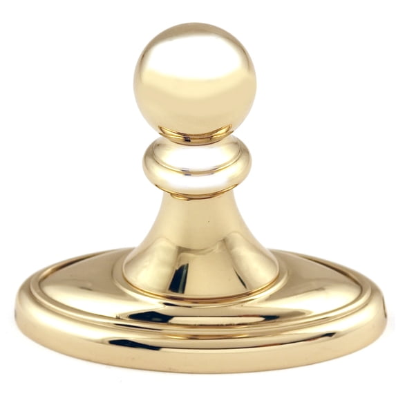 Alno A8080-PB/NL Classic 1-3/4"W Traditional Ball Style Single Wall Mount Solid Brass Bath