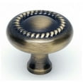thumbnail image 1 of Alno A812-14-AE Rope 1-1/4" Cabinet Rope Knob Antique English, 1 of 3