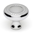thumbnail image 1 of Alno A812-38-PC Rope 1-1/2" Round Traditional Solid Brass Mushroom Cabinet Knob / Drawer, 1 of 2