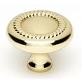 thumbnail image 1 of Alno A812-38 Rope 1-1/2" Round Traditional Solid Brass Mushroom Cabinet Knob / Drawer Knob, 1 of 1