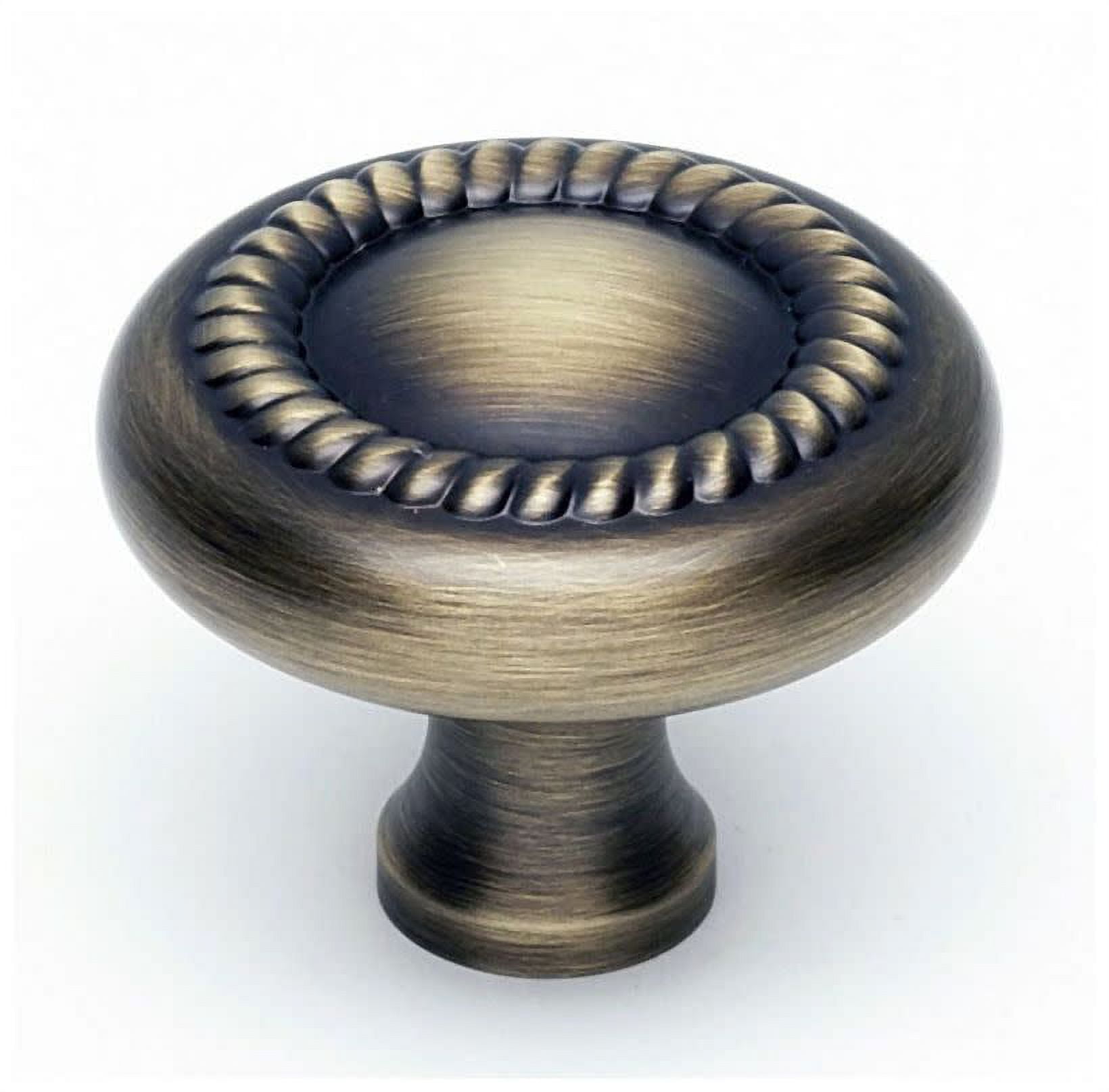 Alno A812-38-AEM Rope 1-1/2" Cabinet Rope Knob Antique English Matte