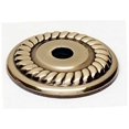thumbnail image 1 of Alno A813-1P-PA Rope 1" Diameter Cabinet Knob Backplate - Polished Antique, 1 of 6