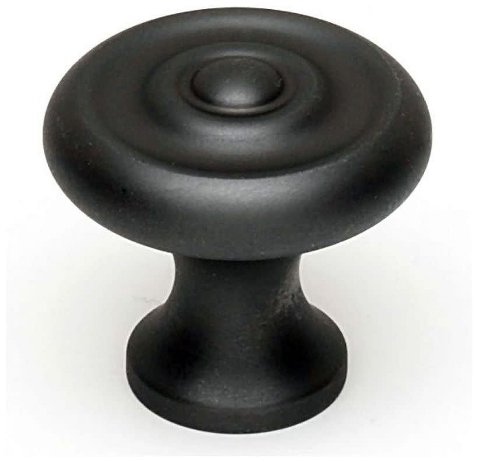 Traditional 0.75" Round Knob, Bronze, 0.88" H x 1" W x 0.56" D (Set of 2)