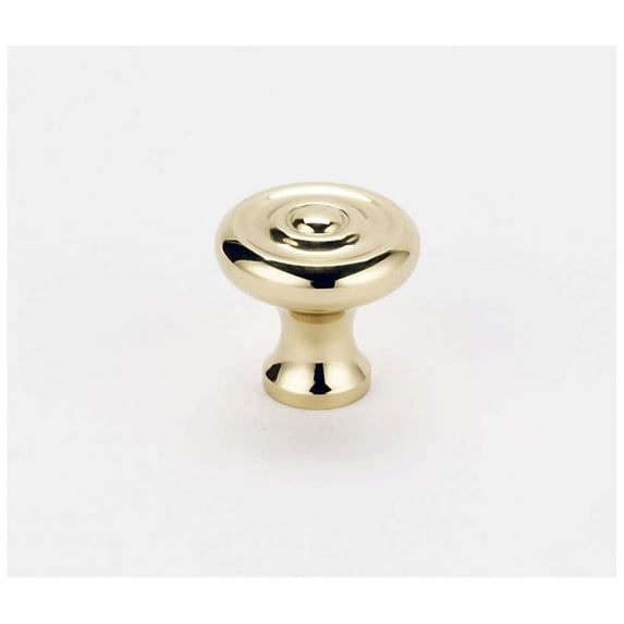 Alno A817-34-PB Cabinet Knob Polished Brass