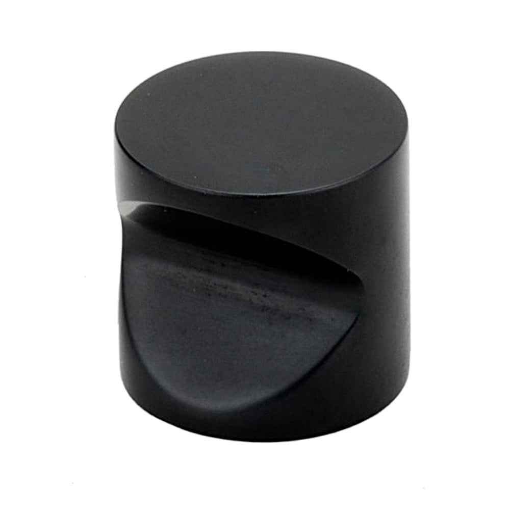 Alno A823-1-MB Contemporary 1" Cylinder Button Whistle Solid Brass Cabinet Knob / Drawer