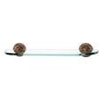 thumbnail image 1 of Sierra 18" x 2.63" Bathroom Shelf, Rust Bronze, 1 of 2