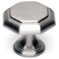 thumbnail image 1 of Alno A828-1-SN Cabinet Hexagon Knob Satin Nickel, 1 of 2