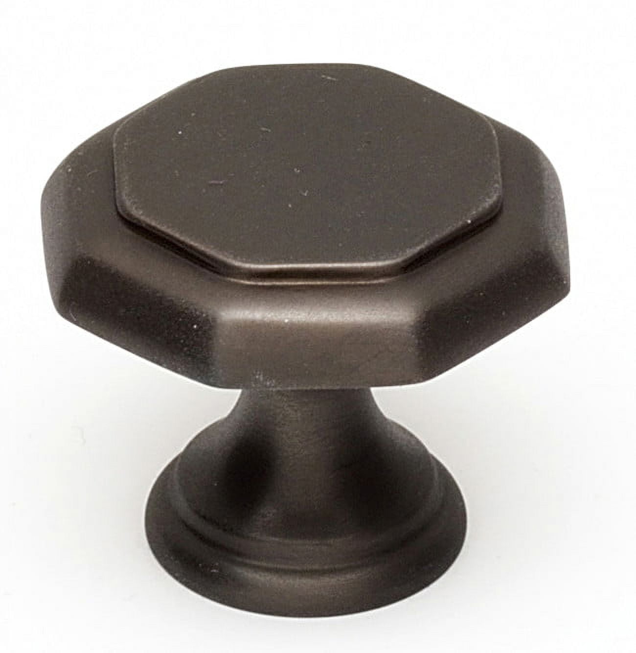Alno A828-1-CHBRZ Cabinet Hexagon Knob Chocolate Bronze